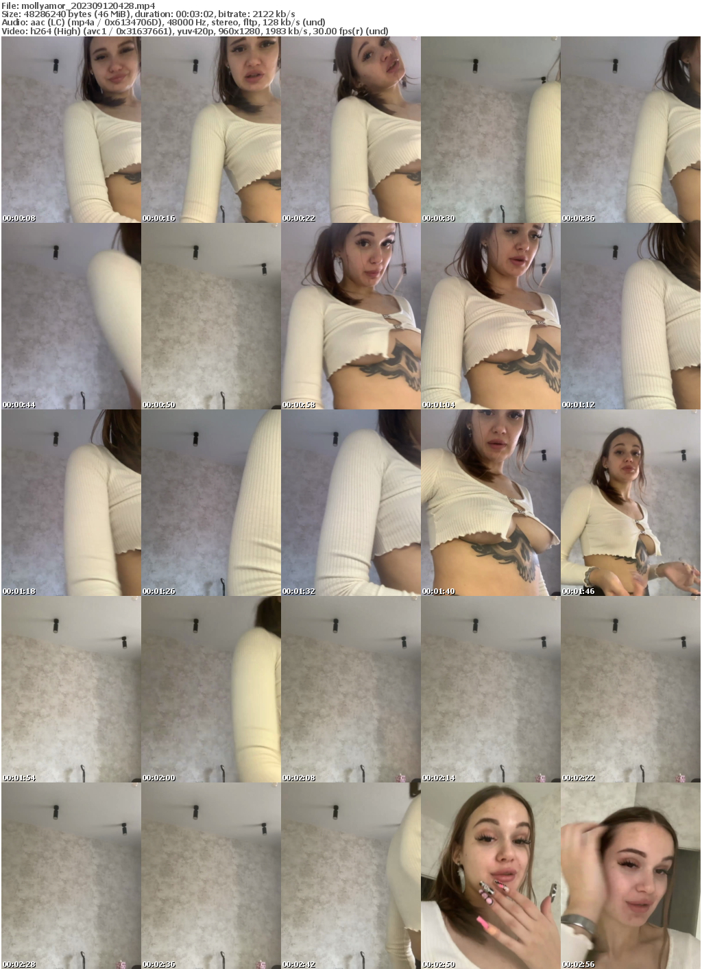 Preview thumb from mollyamor on 2023-09-12 @ bongacams