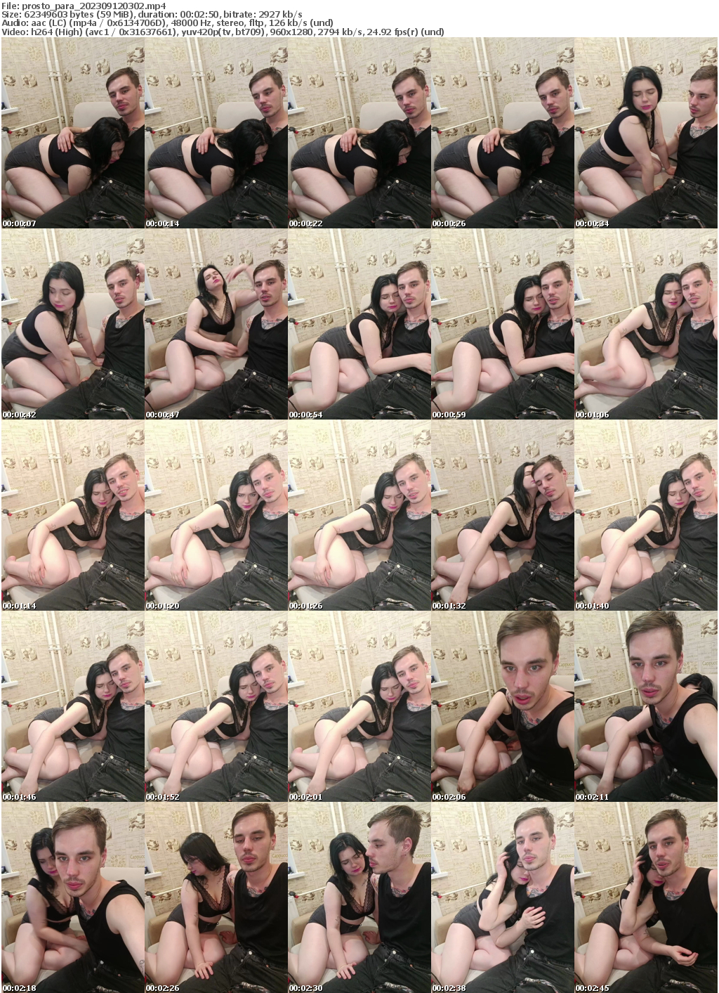 Preview thumb from prosto_para on 2023-09-12 @ bongacams