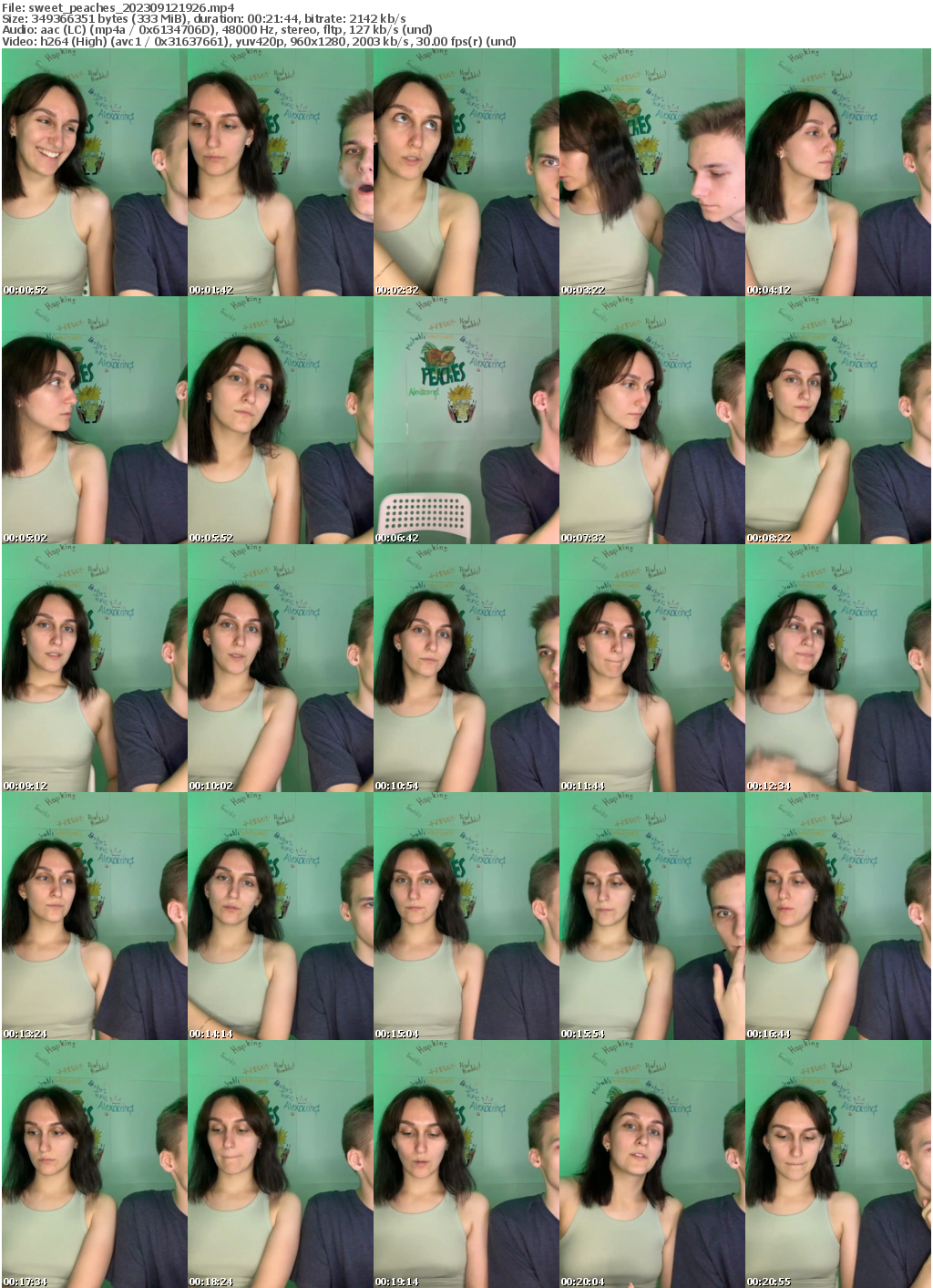 Preview thumb from sweet_peaches on 2023-09-12 @ bongacams