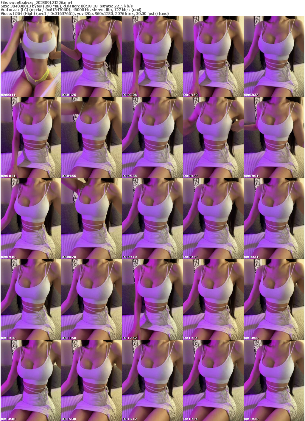 Preview thumb from sweetbabyxs on 2023-09-12 @ bongacams