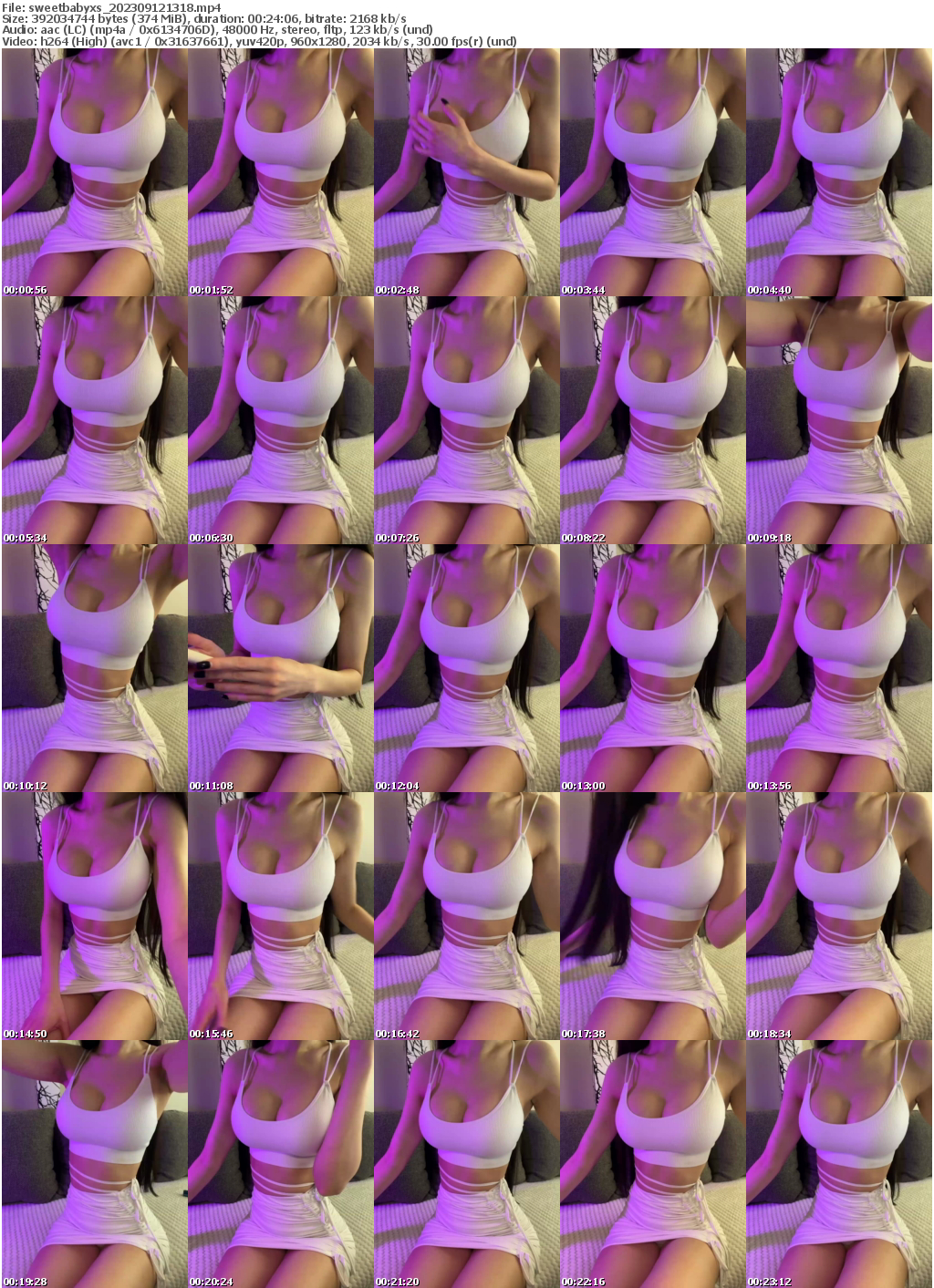 Preview thumb from sweetbabyxs on 2023-09-12 @ bongacams