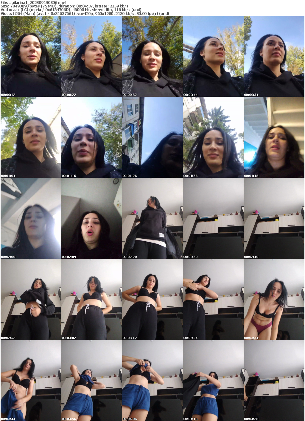 Preview thumb from agilarina1 on 2023-09-13 @ bongacams