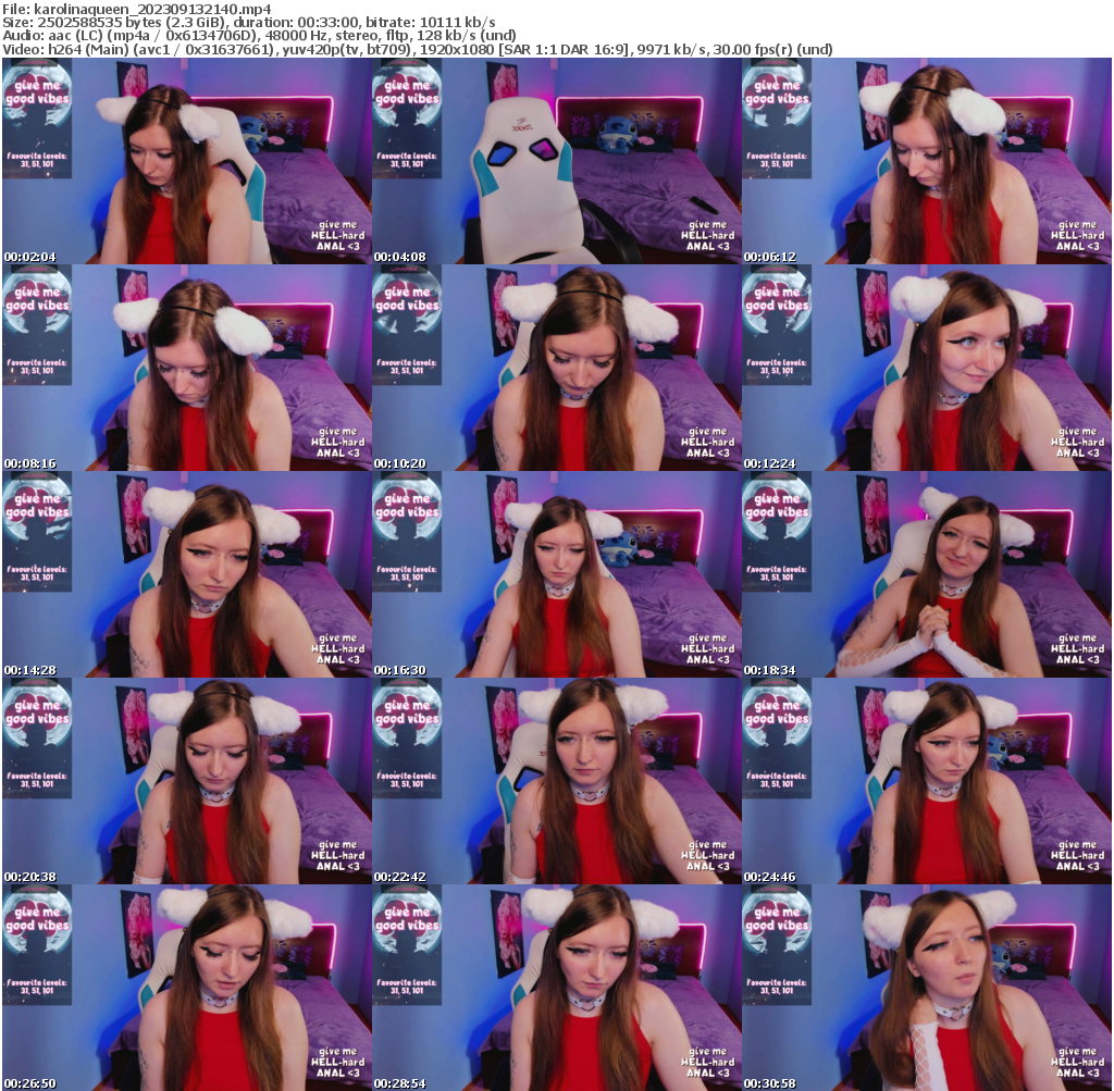 Preview thumb from karolinaqueen on 2023-09-13 @ bongacams