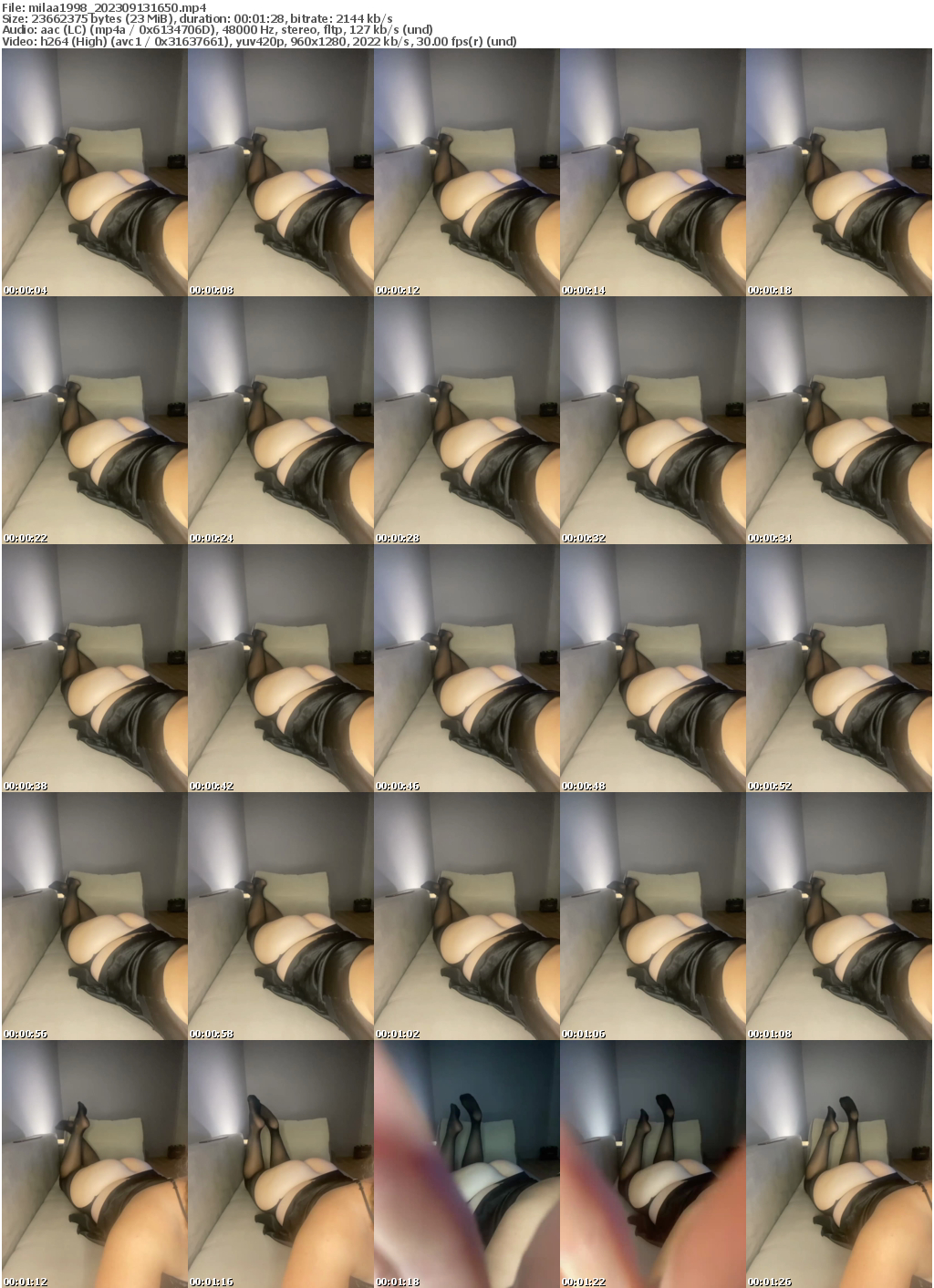 Preview thumb from milaa1998 on 2023-09-13 @ bongacams