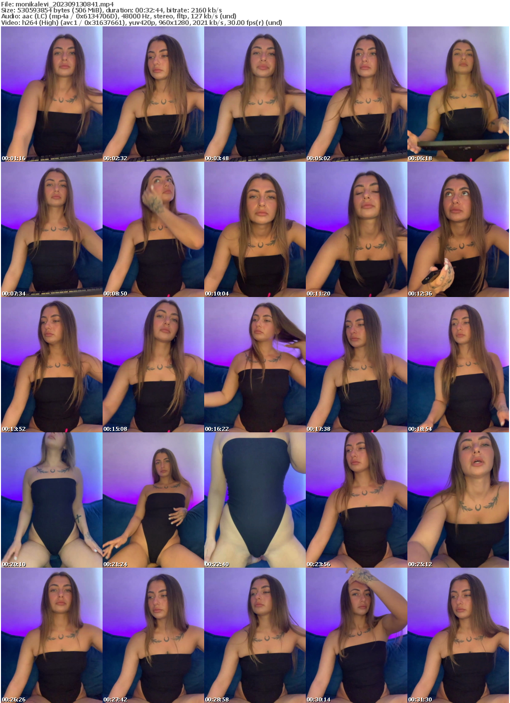 Preview thumb from monikalevi on 2023-09-13 @ bongacams