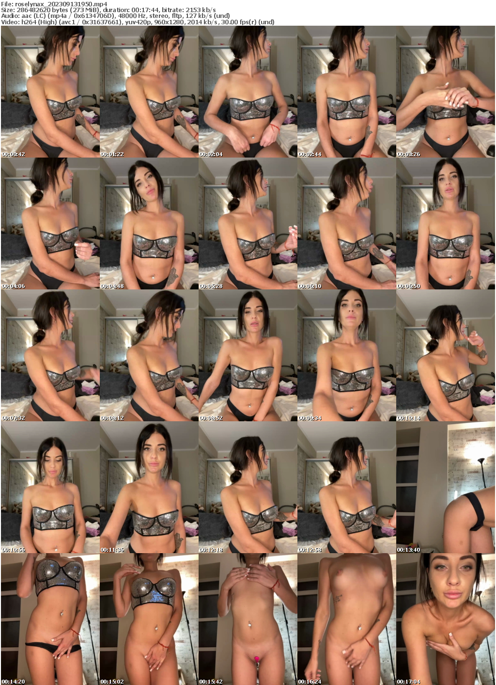 Preview thumb from roselynax on 2023-09-13 @ bongacams