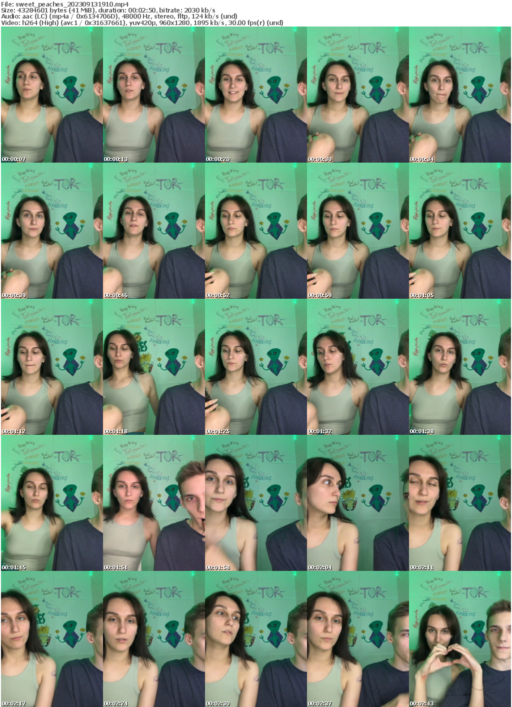 Preview thumb from sweet_peaches on 2023-09-13 @ bongacams