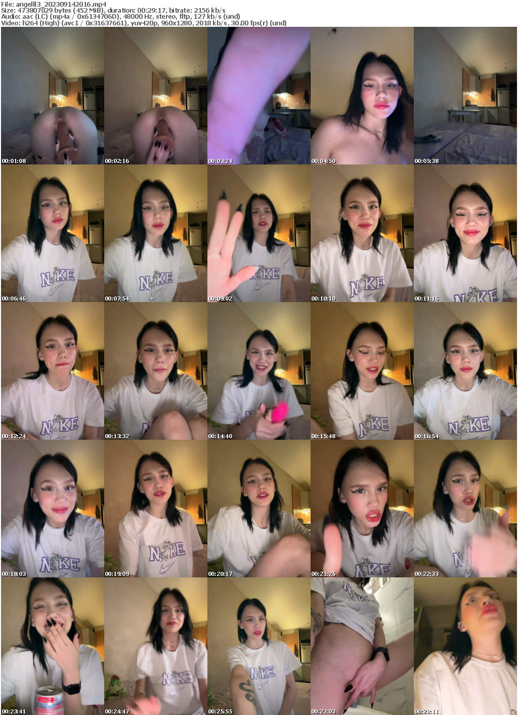 Preview thumb from angelll3 on 2023-09-14 @ bongacams