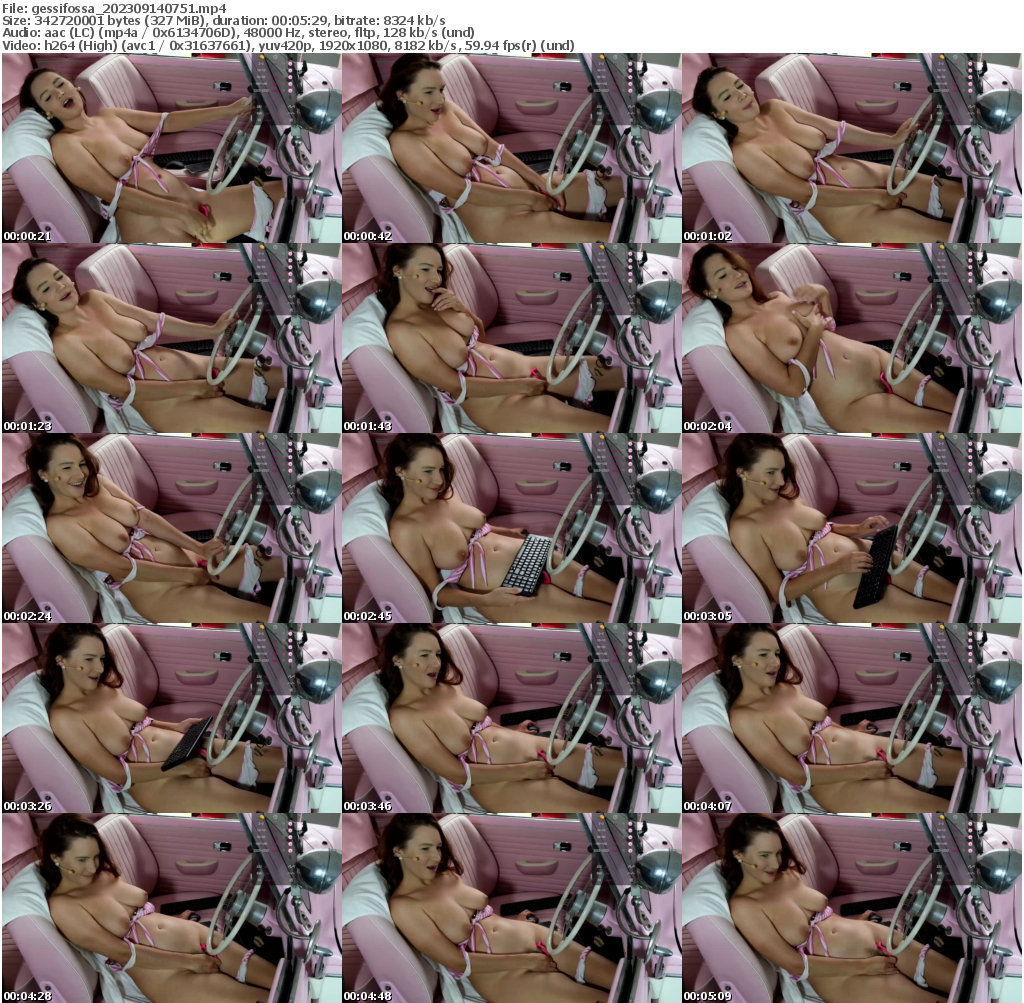 Preview thumb from gessifossa on 2023-09-14 @ bongacams