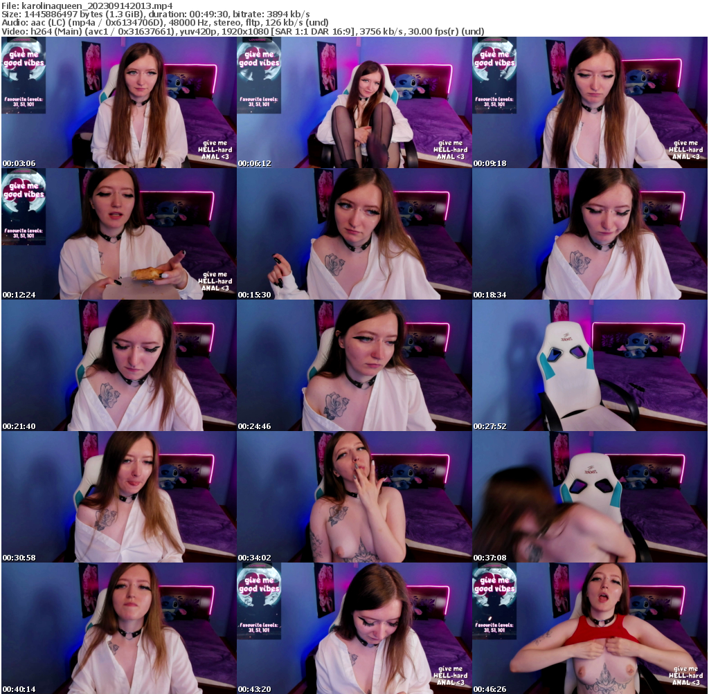 Preview thumb from karolinaqueen on 2023-09-14 @ bongacams