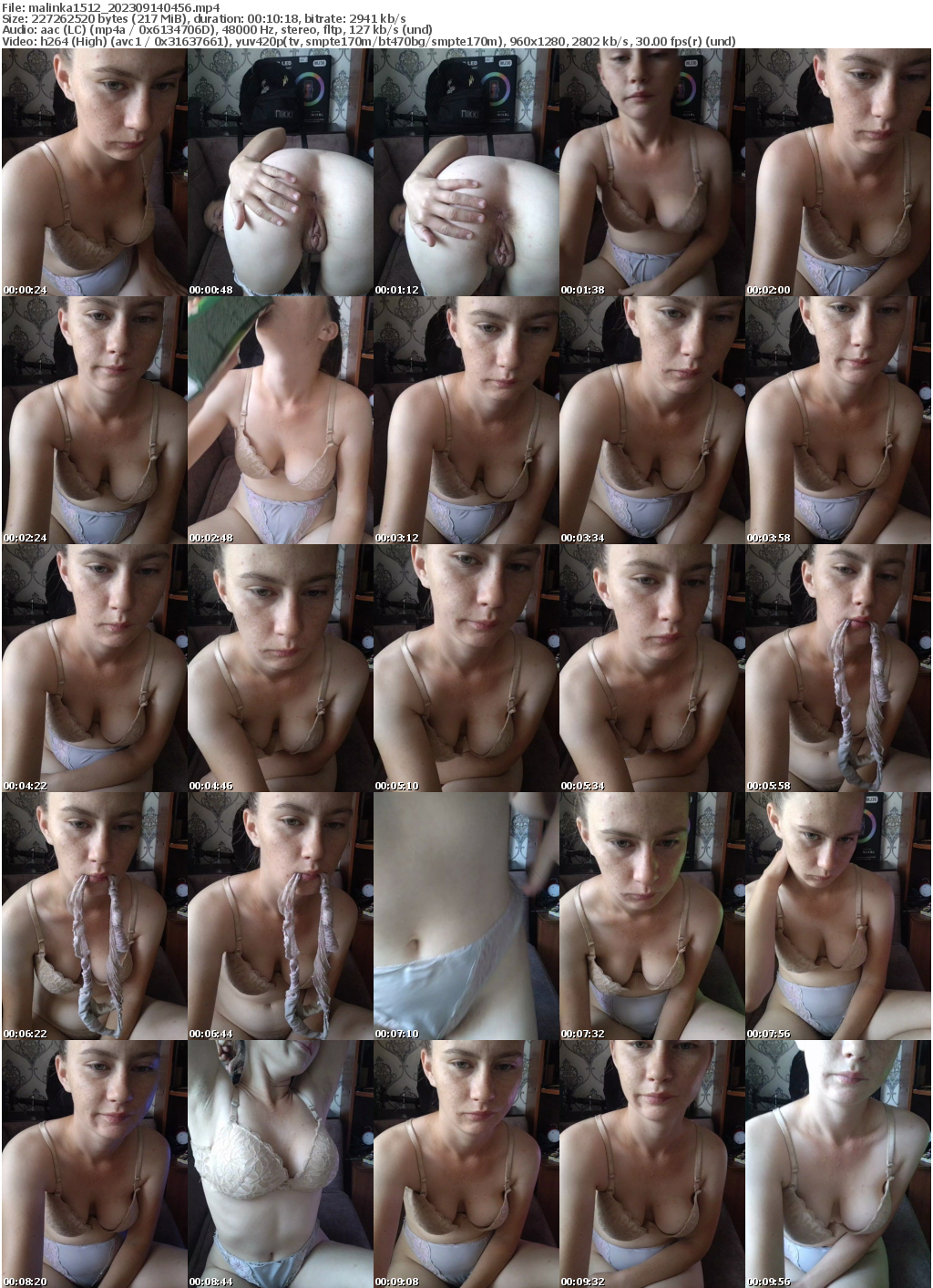 Preview thumb from malinka1512 on 2023-09-14 @ bongacams