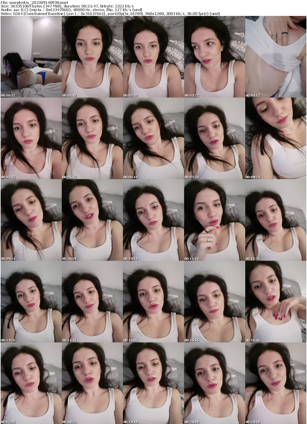 Preview thumb from marykiskis on 2023-09-14 @ bongacams