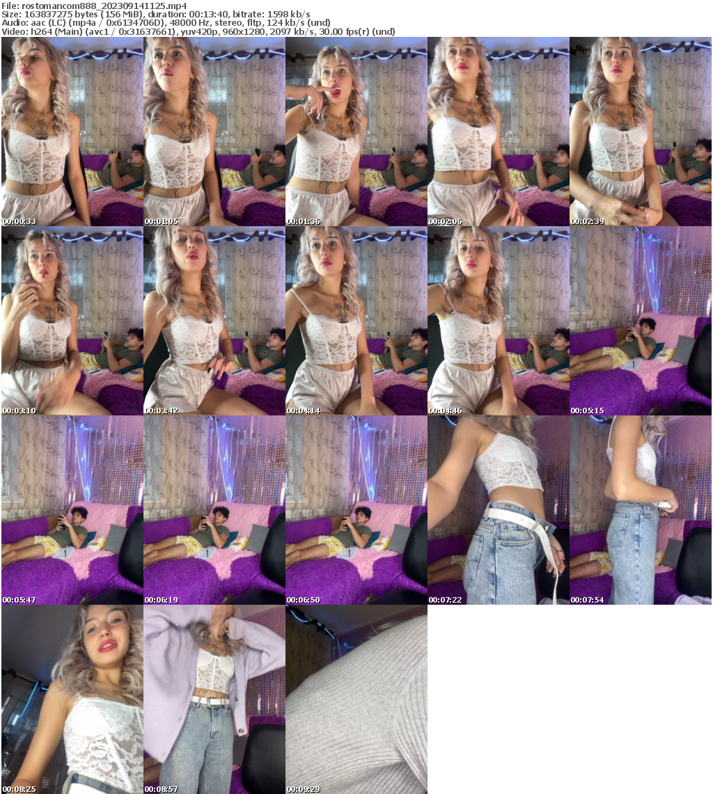 Preview thumb from rostomancom888 on 2023-09-14 @ bongacams