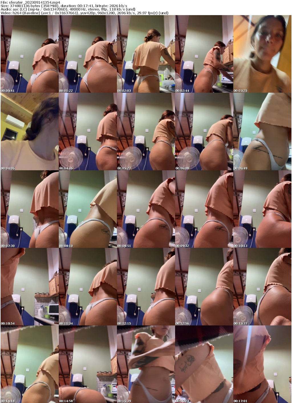 Preview thumb from sferater on 2023-09-14 @ bongacams