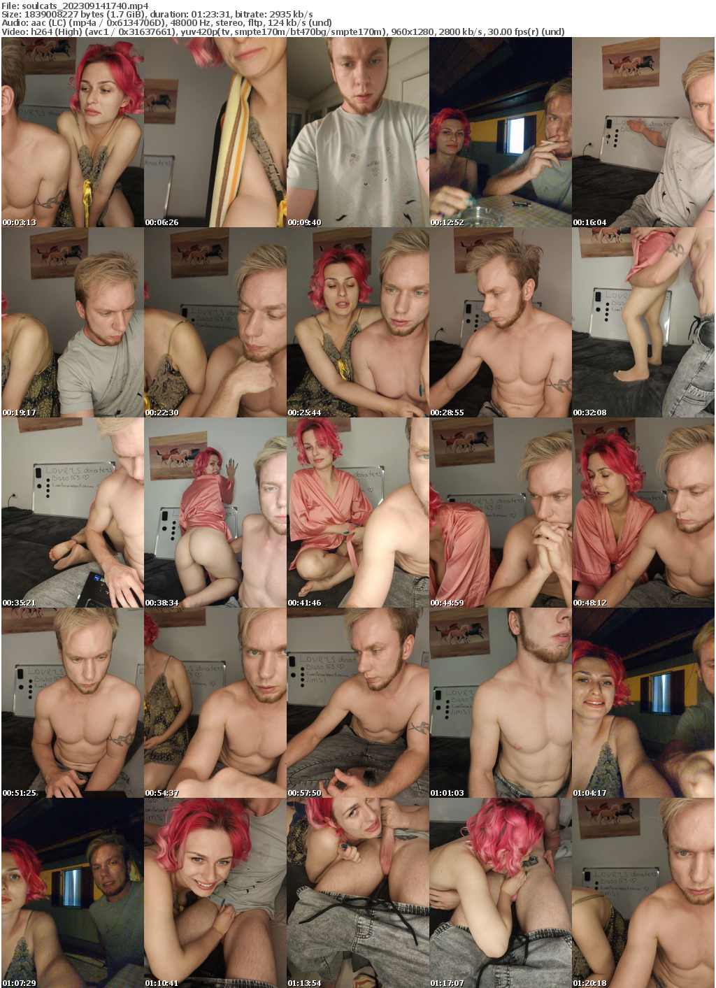 Preview thumb from soulcats on 2023-09-14 @ bongacams