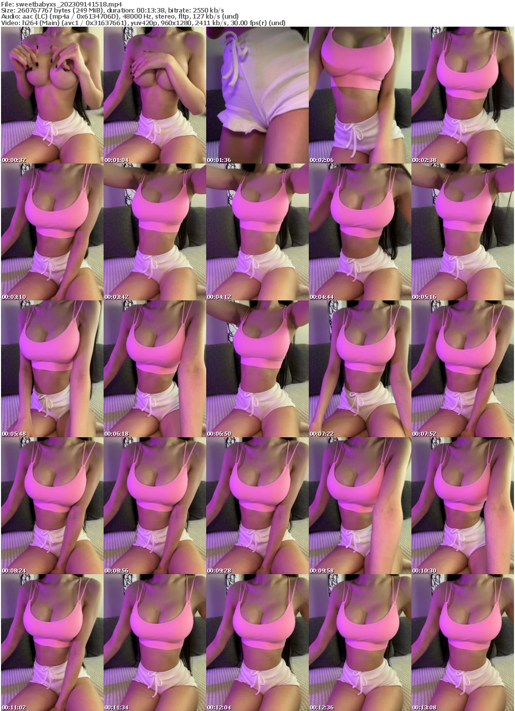 Preview thumb from sweetbabyxs on 2023-09-14 @ bongacams