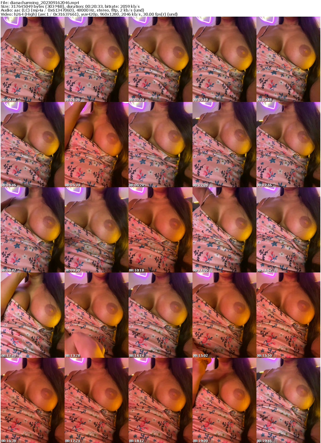 Preview thumb from dianacharming on 2023-09-16 @ bongacams