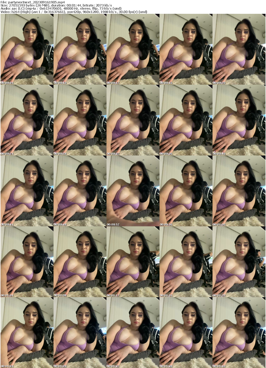 Preview thumb from partynextnext on 2023-09-16 @ bongacams