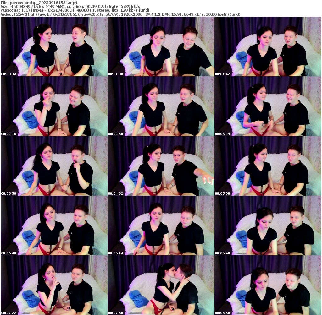 Preview thumb from pornostendap on 2023-09-16 @ bongacams