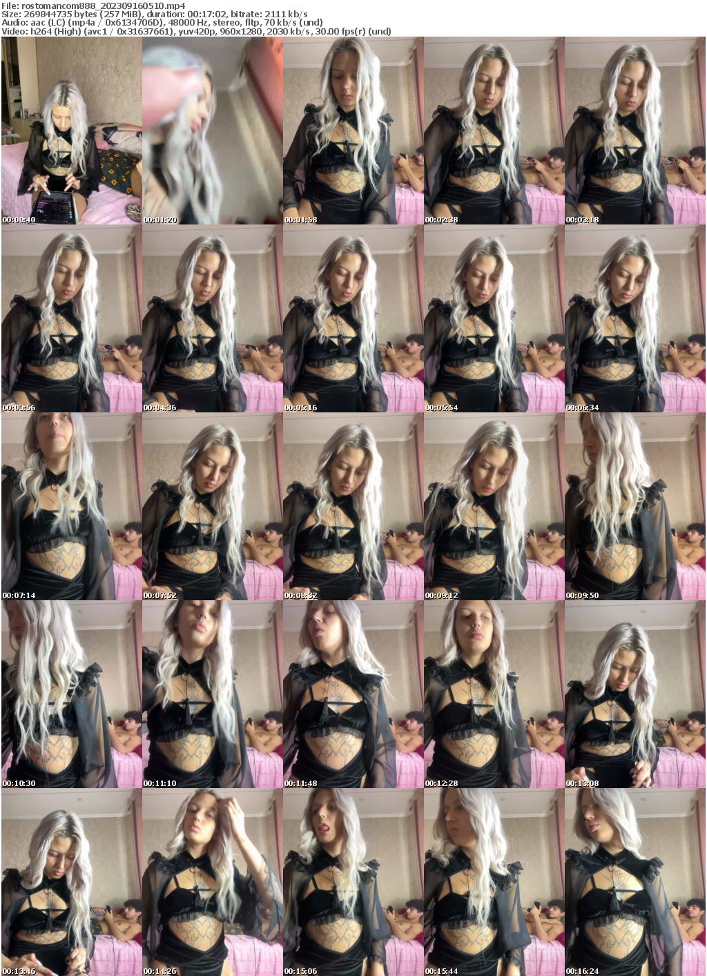 Preview thumb from rostomancom888 on 2023-09-16 @ bongacams