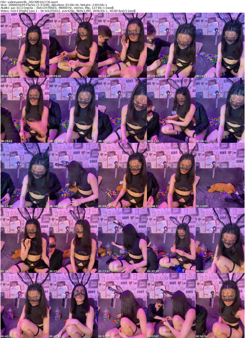 Preview thumb from sabrinasmith on 2023-09-16 @ bongacams