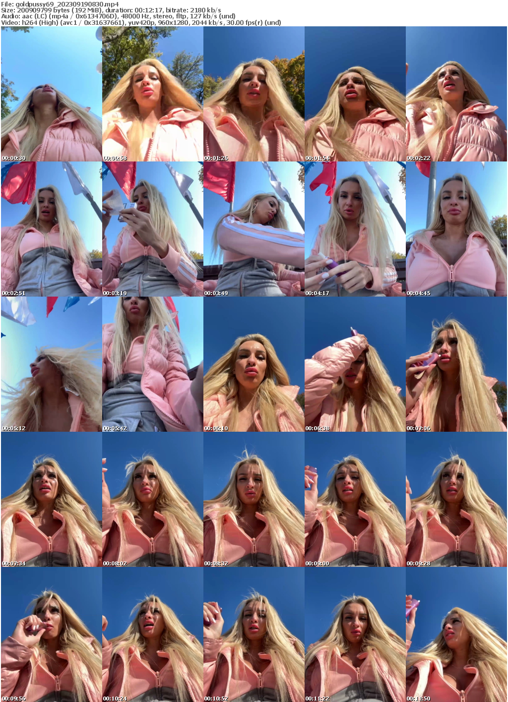 Preview thumb from goldpussy69 on 2023-09-19 @ bongacams