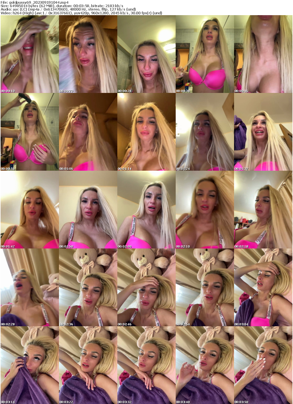 Preview thumb from goldpussy69 on 2023-09-19 @ bongacams