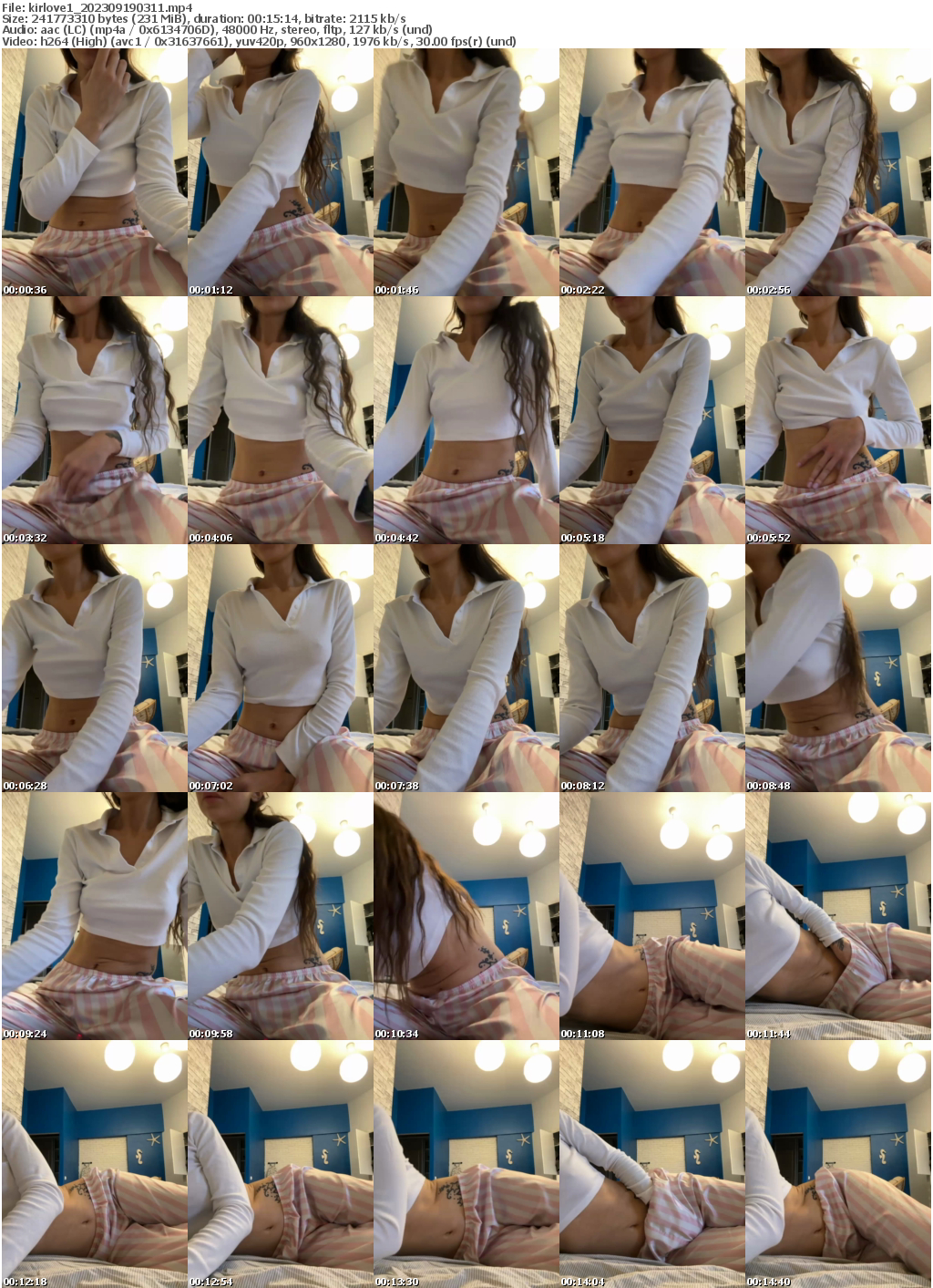 Preview thumb from kirlove1 on 2023-09-19 @ bongacams