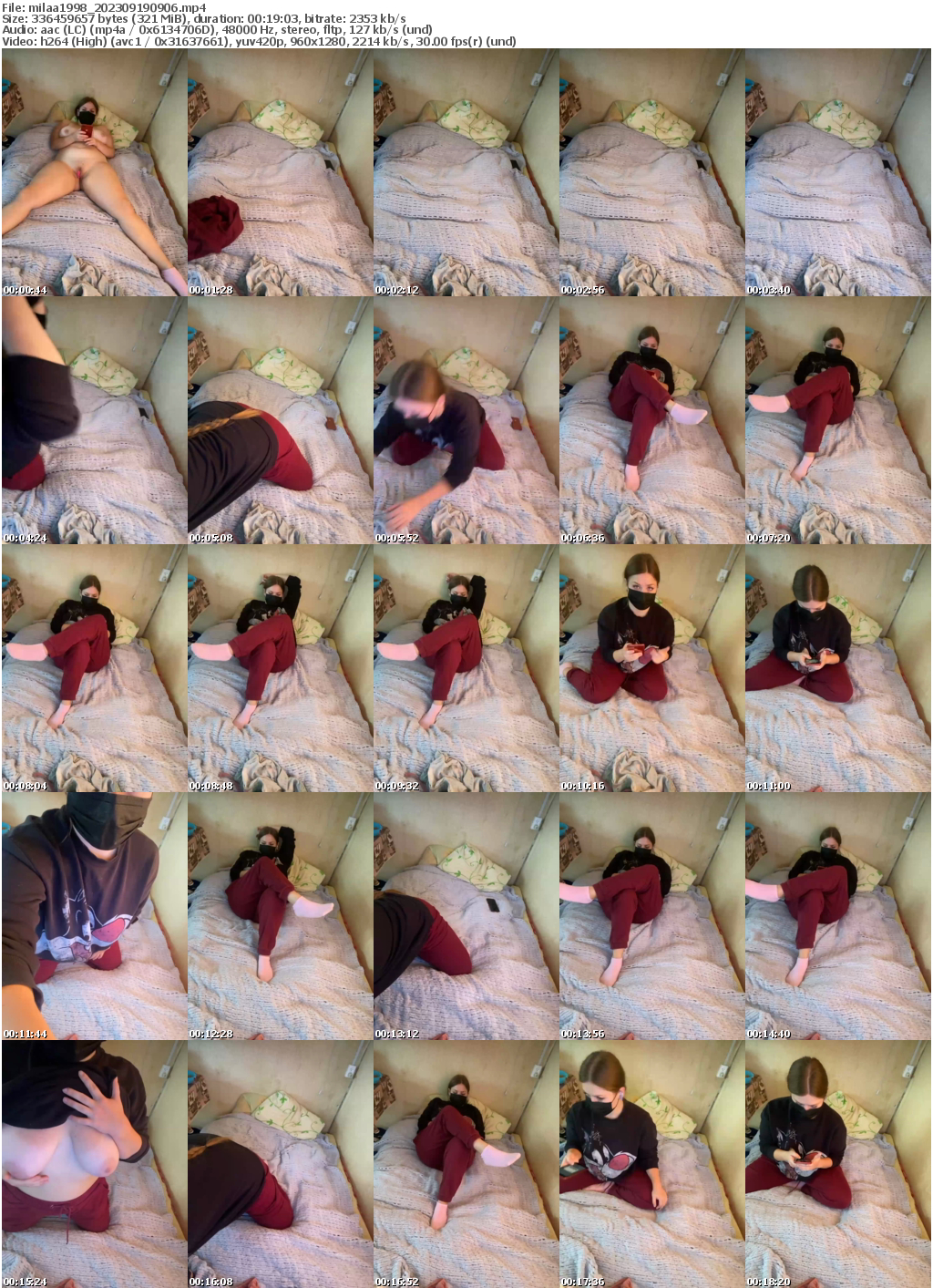 Preview thumb from milaa1998 on 2023-09-19 @ bongacams