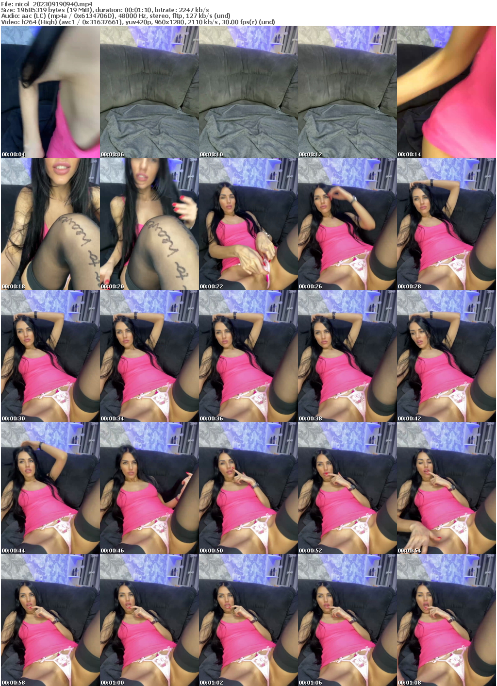 Preview thumb from nicol on 2023-09-19 @ bongacams