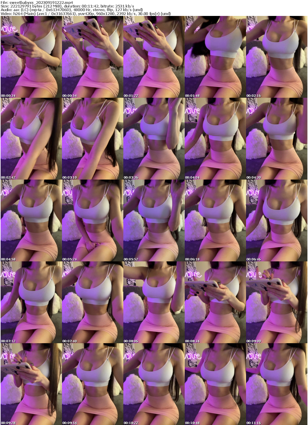 Preview thumb from sweetbabyxs on 2023-09-19 @ bongacams