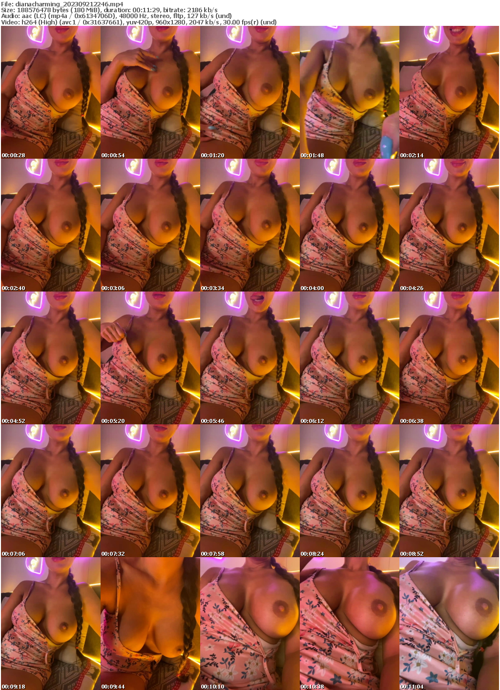 Preview thumb from dianacharming on 2023-09-21 @ bongacams