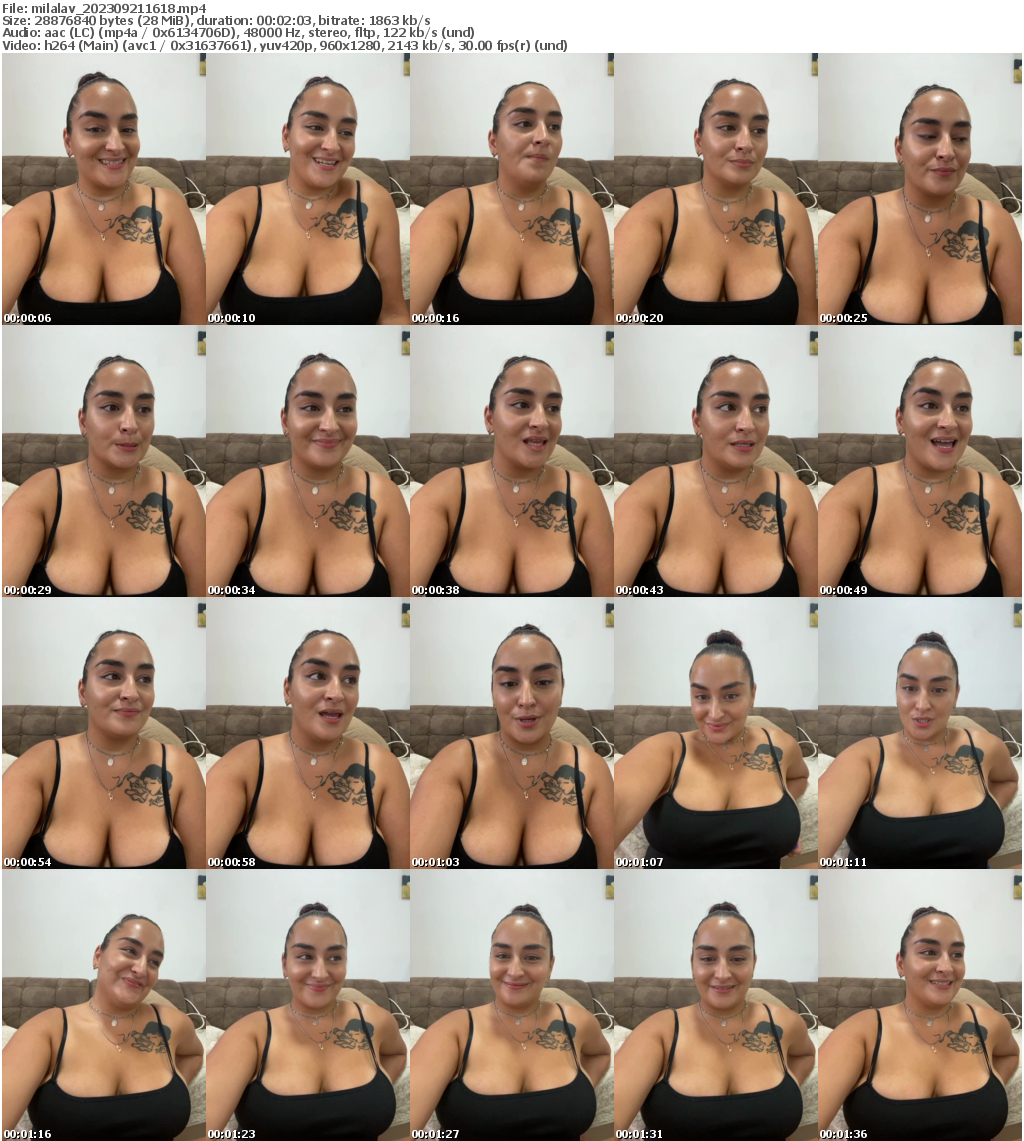 Preview thumb from milalav on 2023-09-21 @ bongacams