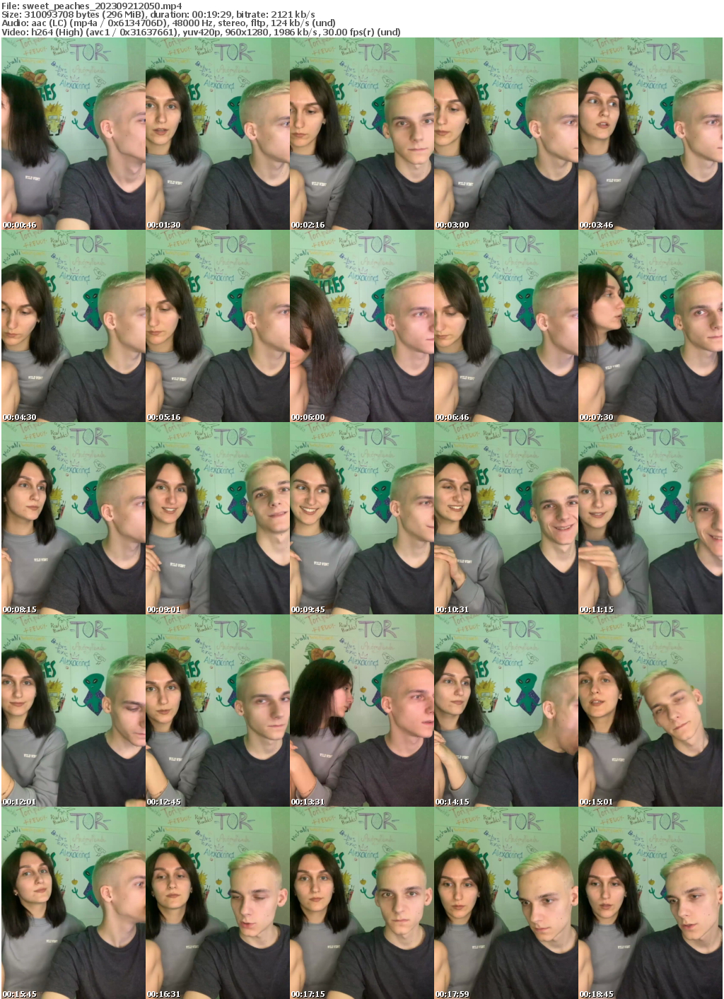 Preview thumb from sweet_peaches on 2023-09-21 @ bongacams