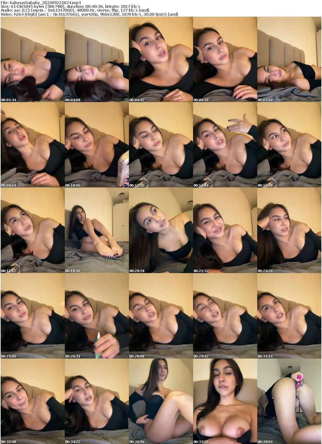 Preview thumb from babysashababy on 2023-09-22 @ bongacams