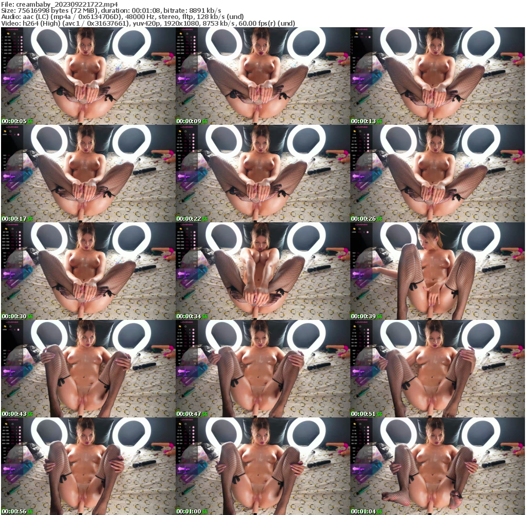 Preview thumb from creambaby on 2023-09-22 @ bongacams