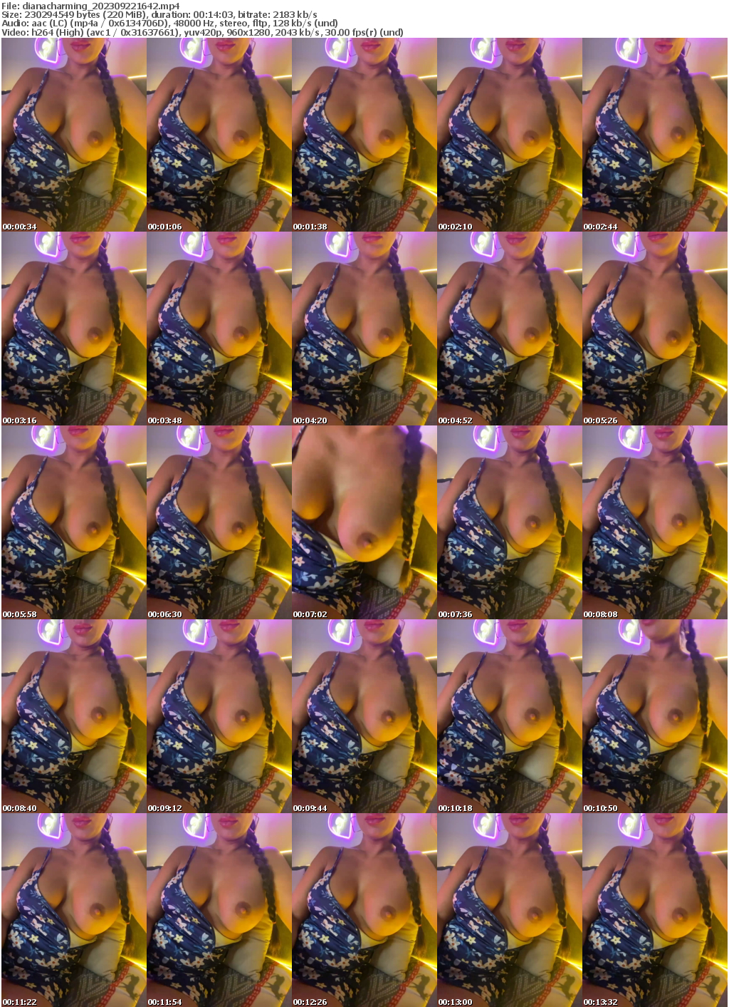 Preview thumb from dianacharming on 2023-09-22 @ bongacams