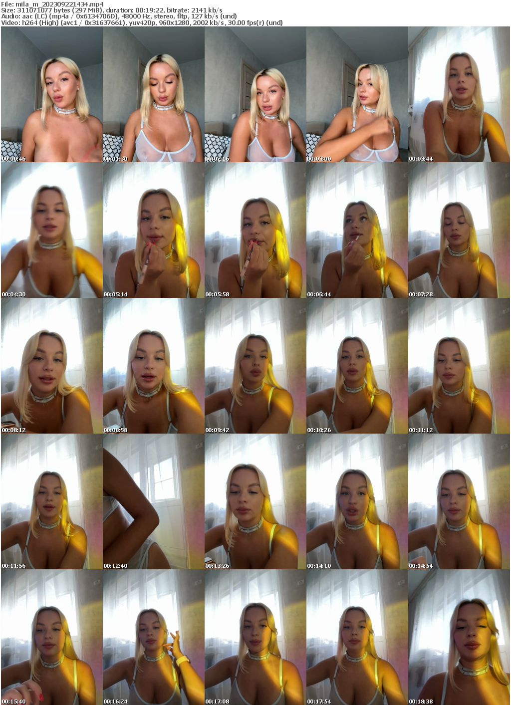 Preview thumb from mila_m on 2023-09-22 @ bongacams