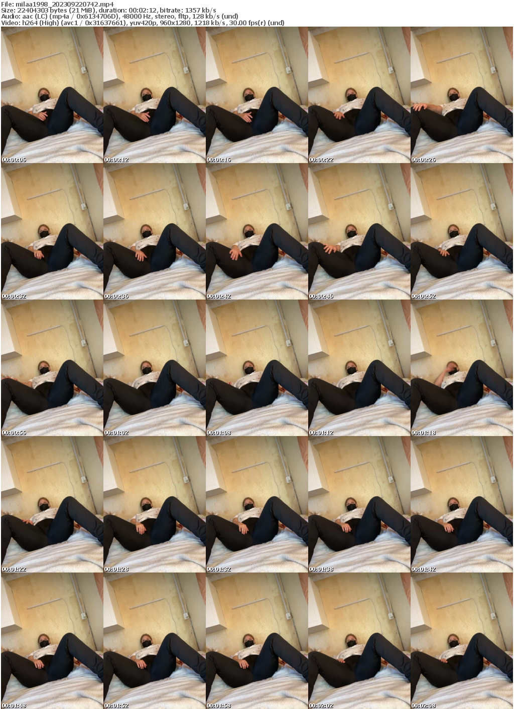 Preview thumb from milaa1998 on 2023-09-22 @ bongacams