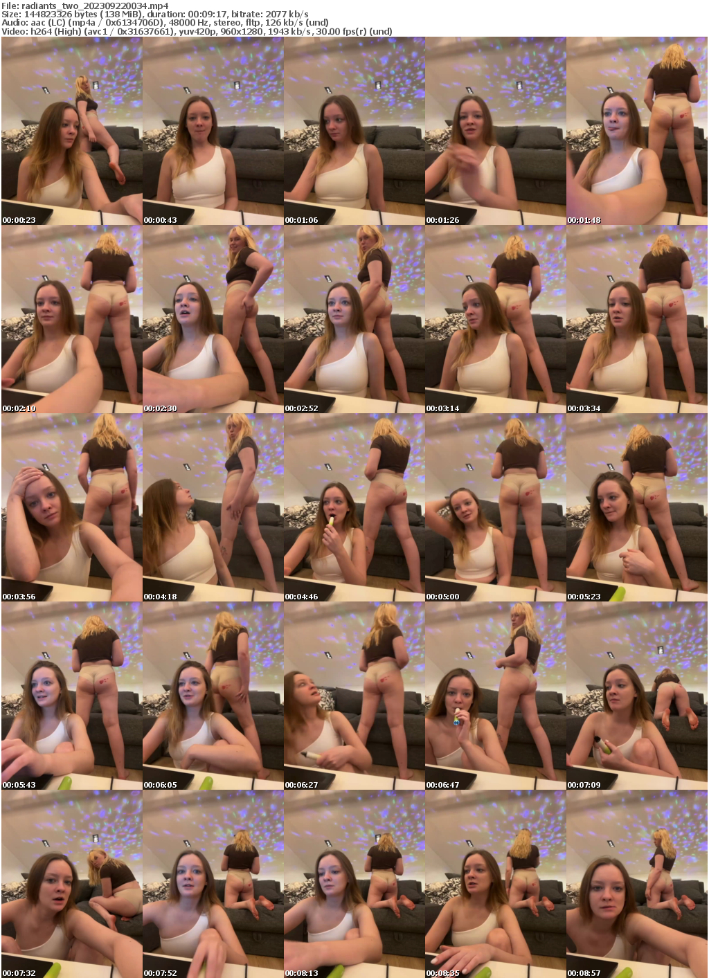 Preview thumb from radiants_two on 2023-09-22 @ bongacams