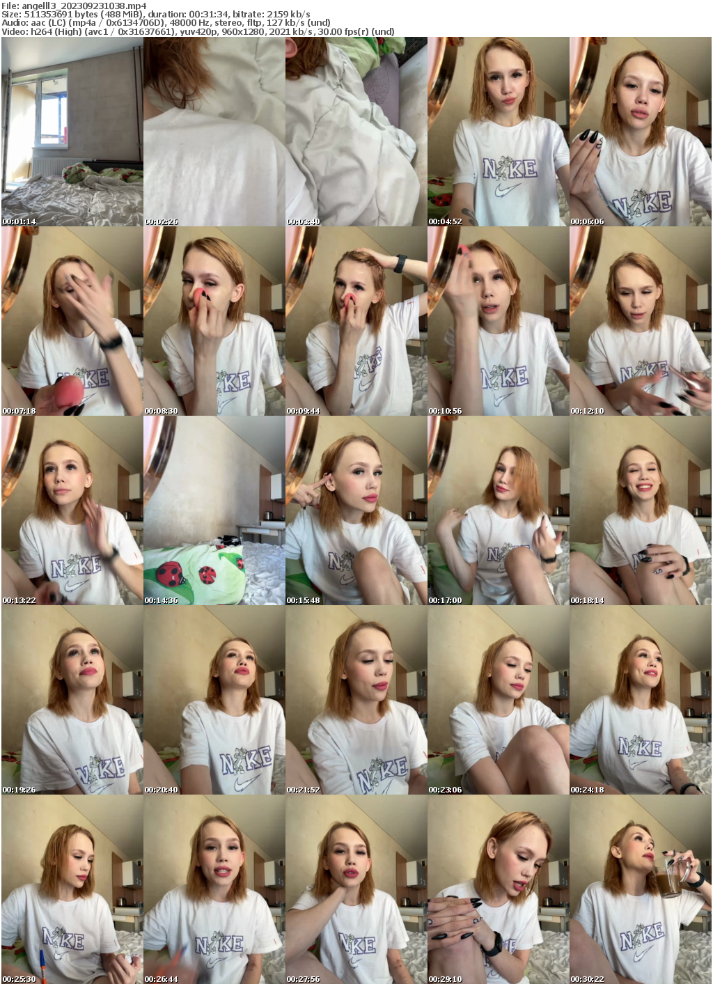 Preview thumb from angelll3 on 2023-09-23 @ bongacams