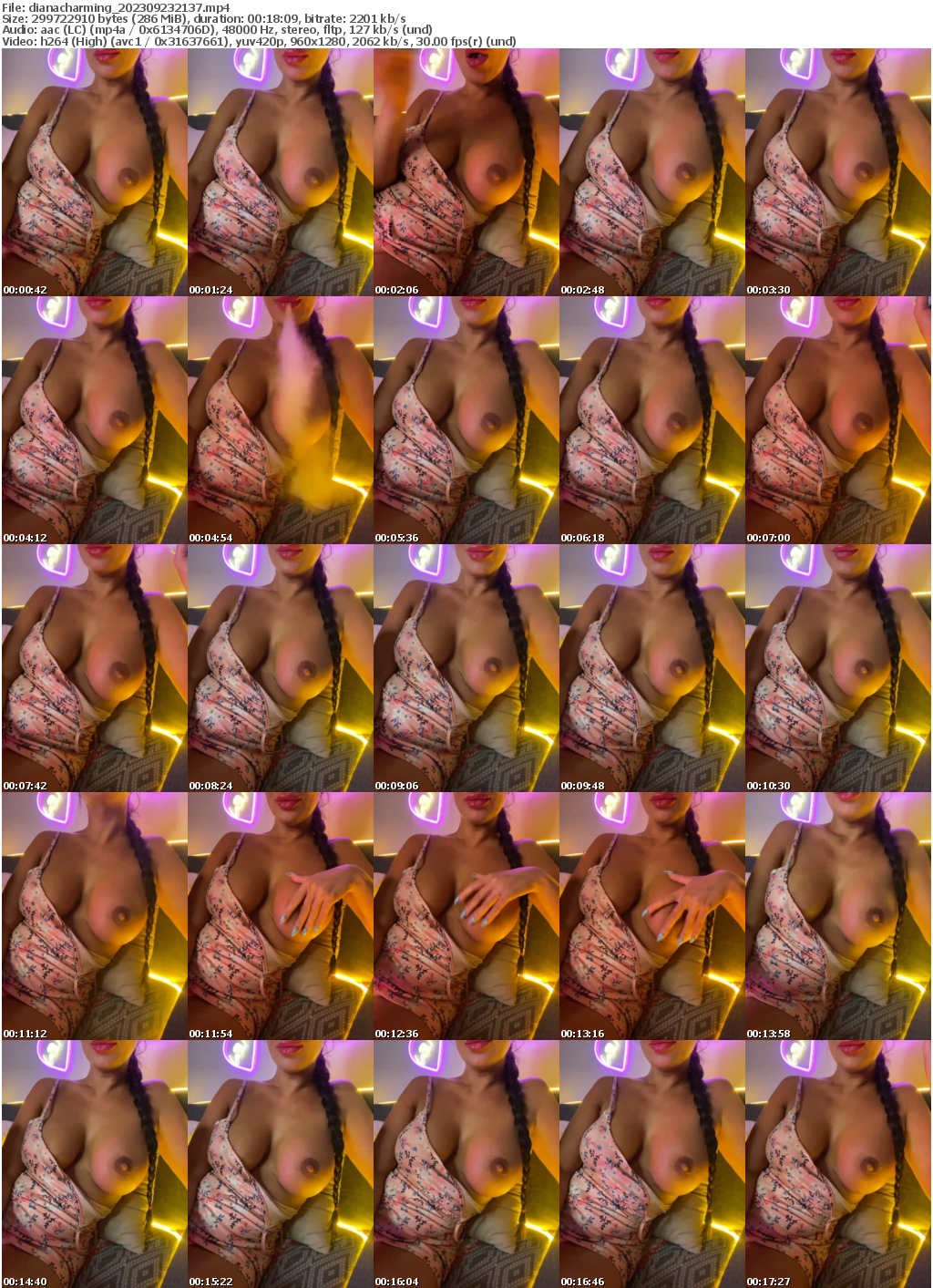 Preview thumb from dianacharming on 2023-09-23 @ bongacams