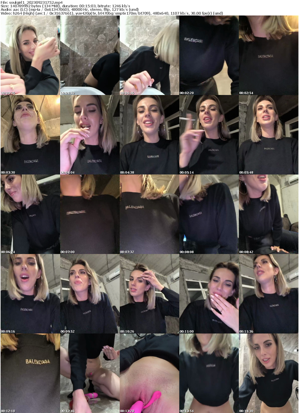 Preview thumb from soulgirl1 on 2023-09-23 @ bongacams