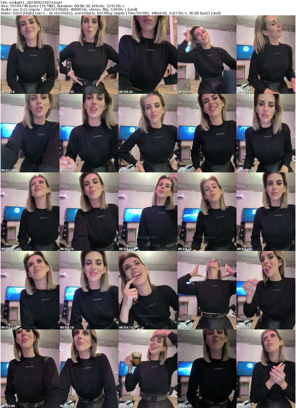 Preview thumb from soulgirl1 on 2023-09-23 @ bongacams