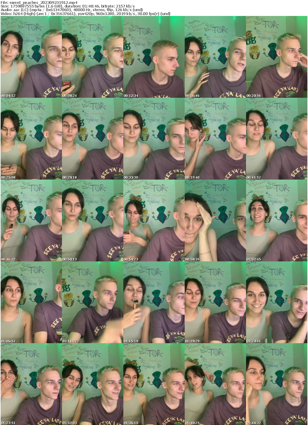 Preview thumb from sweet_peaches on 2023-09-23 @ bongacams