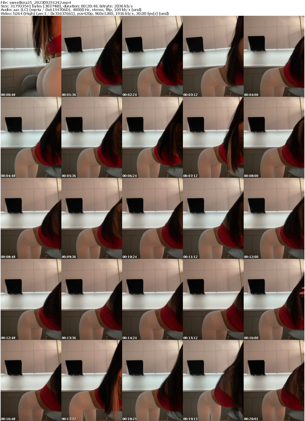 Preview thumb from sweetkira25 on 2023-09-23 @ bongacams