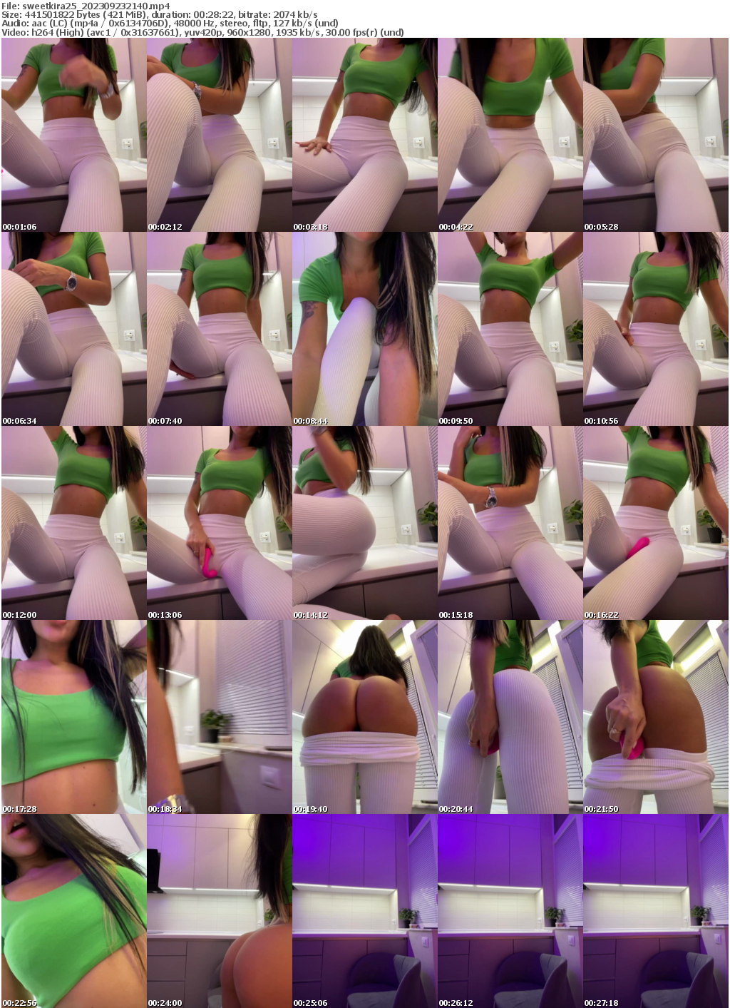 Preview thumb from sweetkira25 on 2023-09-23 @ bongacams