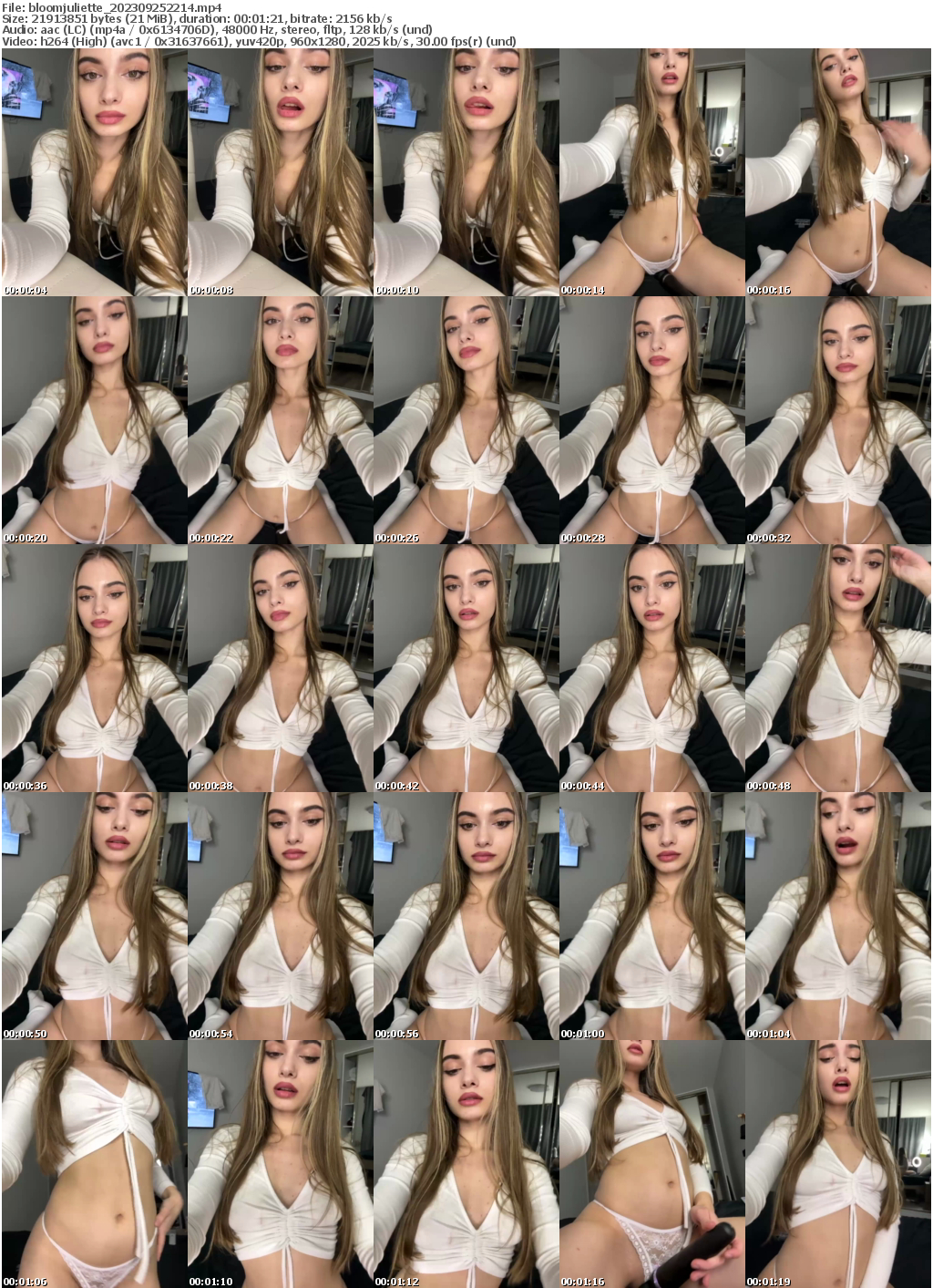 Preview thumb from bloomjuliette on 2023-09-25 @ bongacams