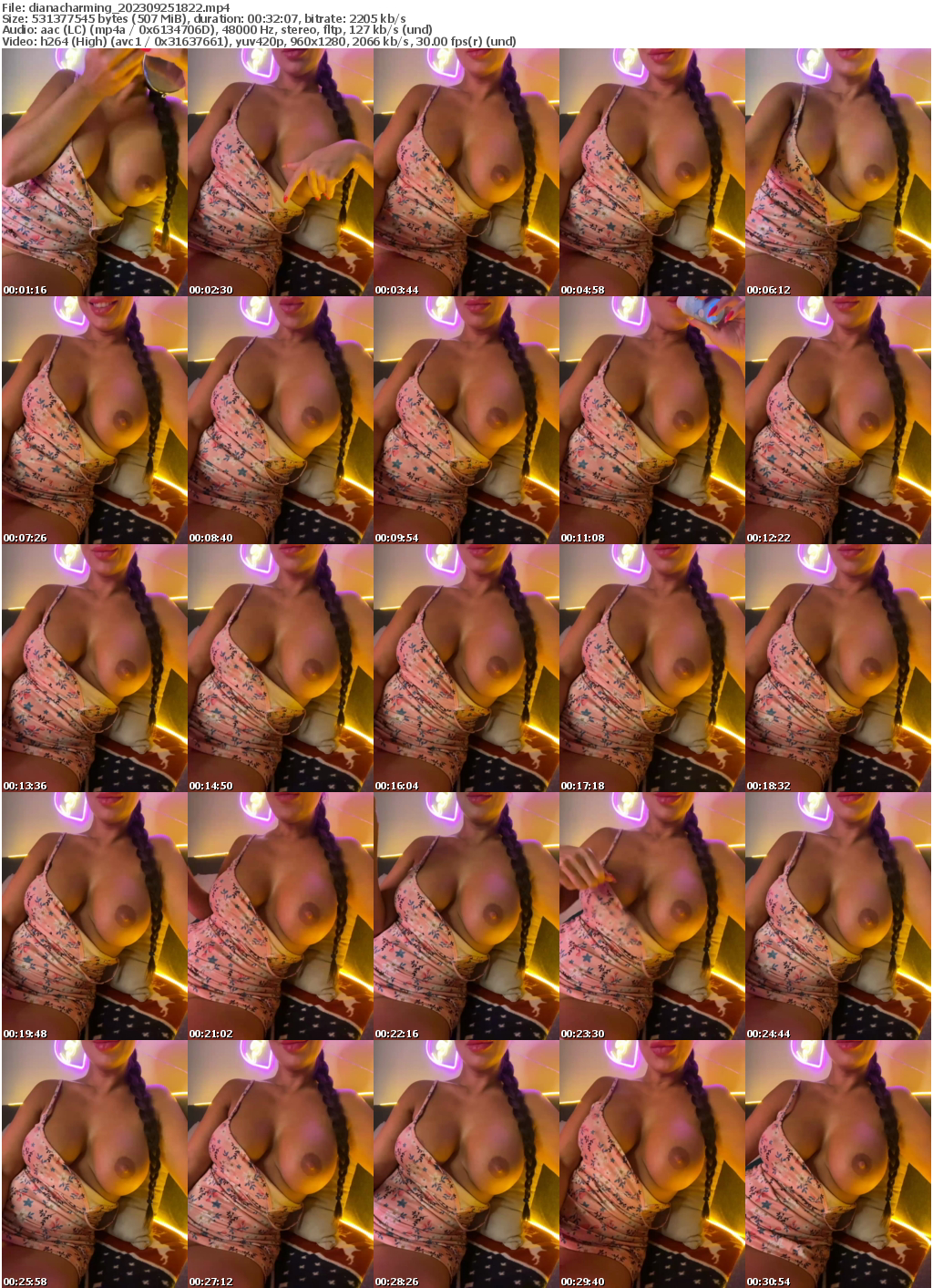 Preview thumb from dianacharming on 2023-09-25 @ bongacams