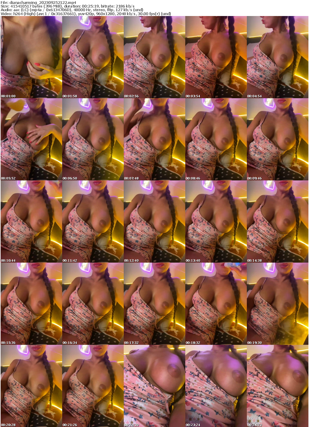 Preview thumb from dianacharming on 2023-09-25 @ bongacams